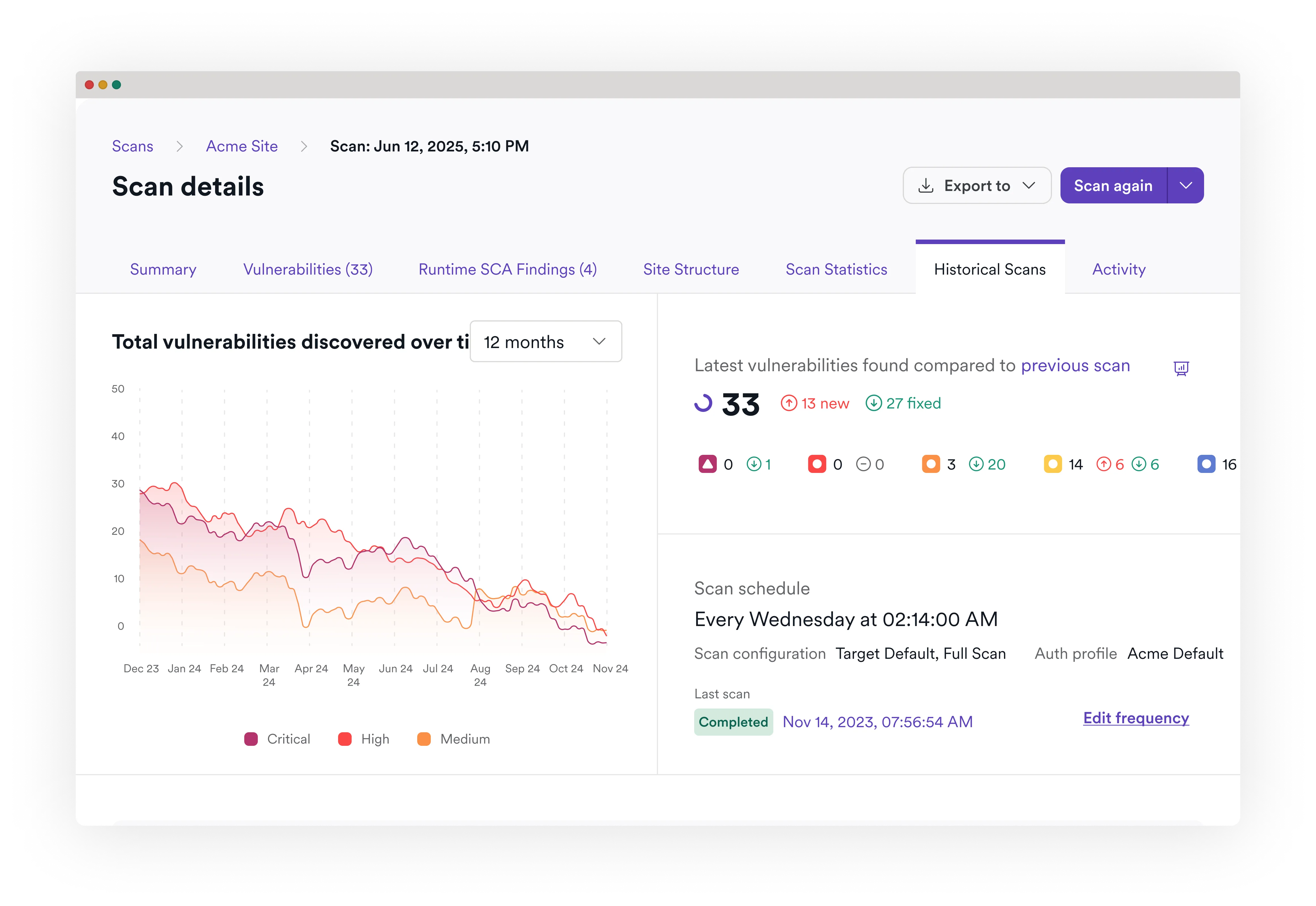 Fewer tickets, all of them real — Invicti platform